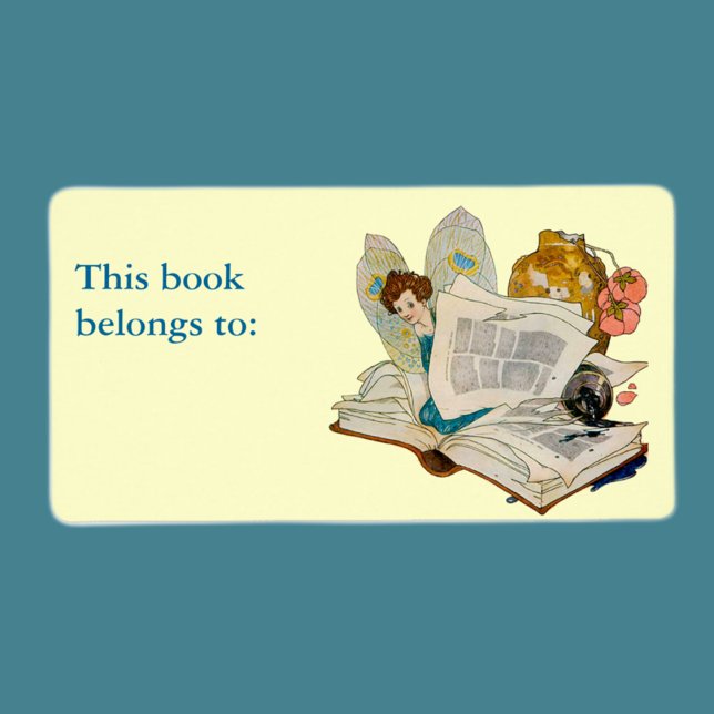 Etiqueta Fada Bibliófila (Criador carregado)