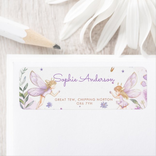 Etiqueta Fada Primeira primeiro aniversario (Insitu)