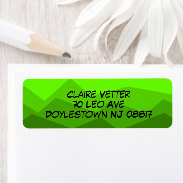 Etiqueta Fade Verde (Insitu)