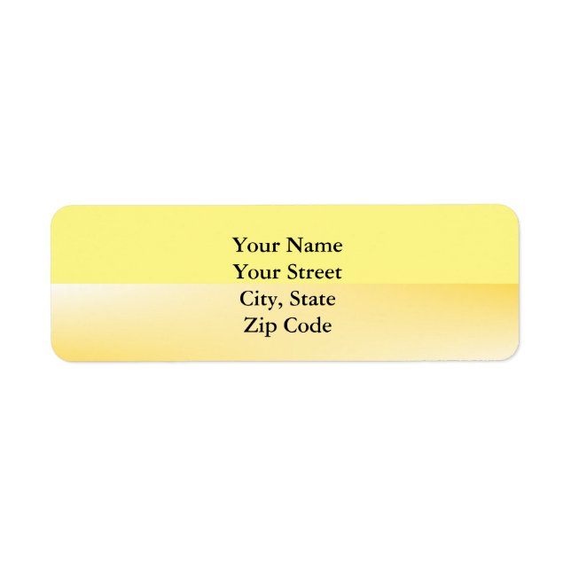 Etiqueta Faixa Amarela (Frente)