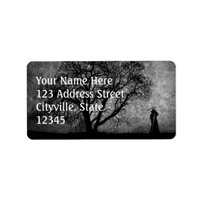 Etiqueta Falln Grim Reaper - Limites de Arte Original Entre (Frente)