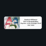 ETIQUETA FAMÍLIA CHRISTMAS SNOWMAN<br><div class="desc">Oh, tão doce Família de Snowmen de 3 celebrando e desejando uma temporada de feliz de férias. Mães vestindo um chapéu vermelho e cachecol, Pai veste um chapéu azul e cachecol e júnior veste um cachecol verde... todos têm botões correspondentes e têm um belo sorriso sazonal!</div>