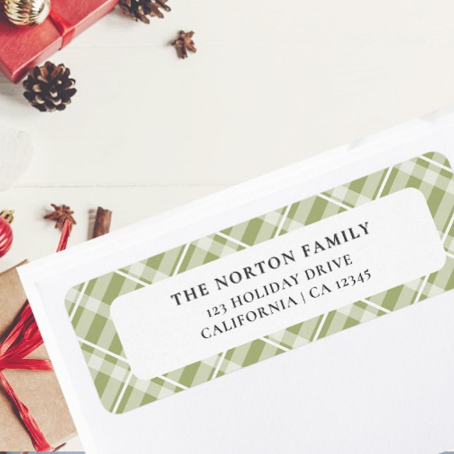 Etiqueta Família de fazendeiros clássicos da Xadrez de Tart (Criador carregado)