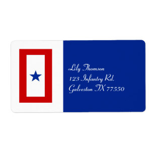 Etiqueta Família Militar Blue Star