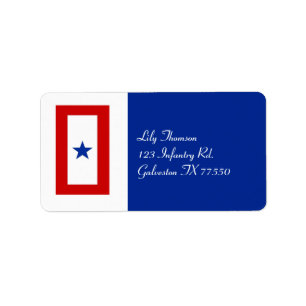 Etiqueta Família Militar Blue Star