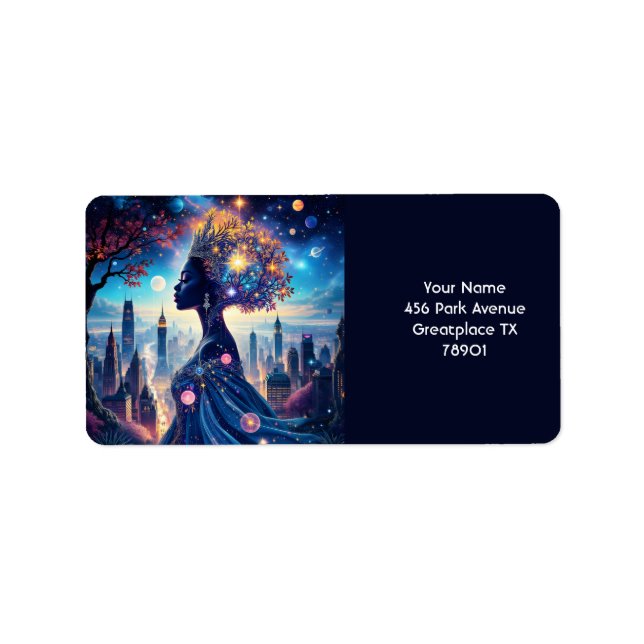 Etiqueta Fantasy - Bonita Senhora Negra (Frente)