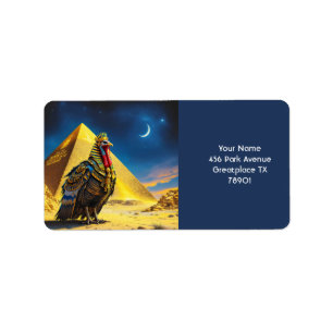 Etiqueta Fantasy Cute Desert Pharaoh Turquia