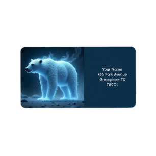 Etiqueta Fantasy - Cute Ghosted Polar Bear