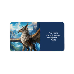 Etiqueta Fantasy Cute Myth Bird Mounties