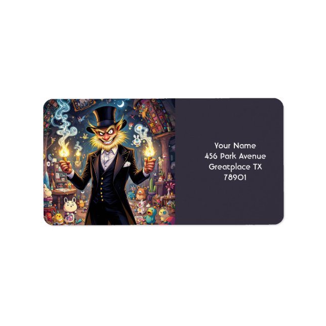 Etiqueta Fantasy Cute Super Villain Toys (Frente)