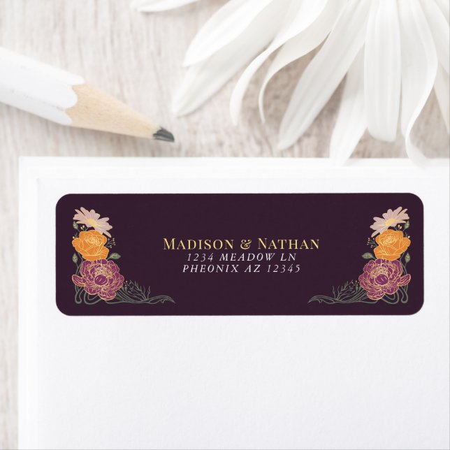 Etiqueta Fantasy Encantado Casamento Floral Garden (Insitu)