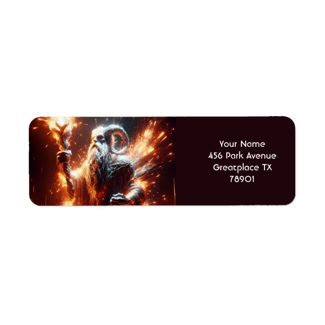 Etiqueta Fantasy - Feira Justa e Velho Feitiço (Frente)