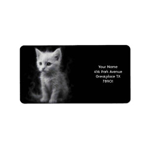 Etiqueta Fantasy White Smoke Kitten