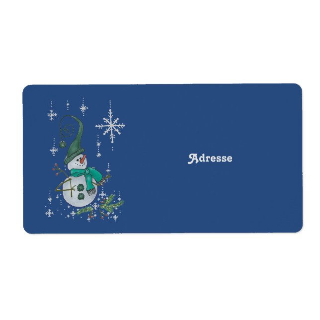 Etiqueta Fantasyschneemann (Frente)