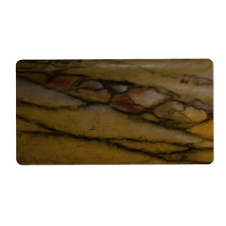 Etiqueta Faux marble look