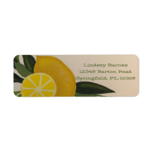 Etiqueta Fazer Limonada
