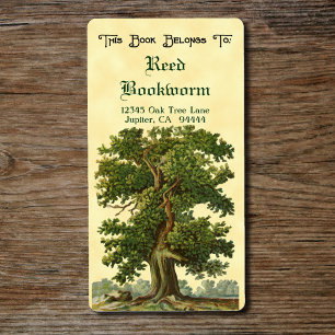 Etiqueta feita sob encomenda do Bookplate do