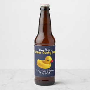 Etiqueta feita sob encomenda engraçada Ducky de