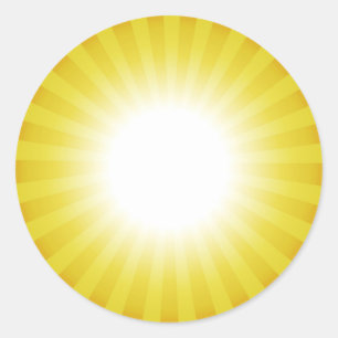 Etiqueta feita sob encomenda ensolarada