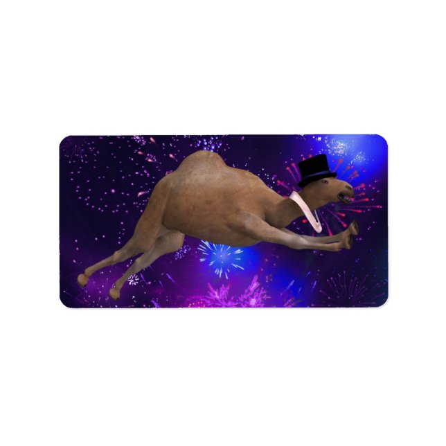 Etiqueta Feliz ano novo Humpy Jumpy 2022 (Frente)