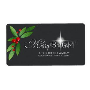 Etiqueta Feliz Berry Bright Greenery D591