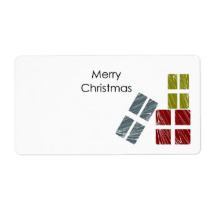 Etiqueta Feliz de Natal