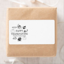 Feliz dia de Ação de Graças nome da família person