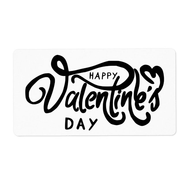 Etiqueta Feliz dia de os namorados (Frente)