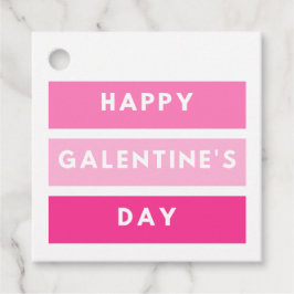 Etiqueta Feliz do Dia de Galentine