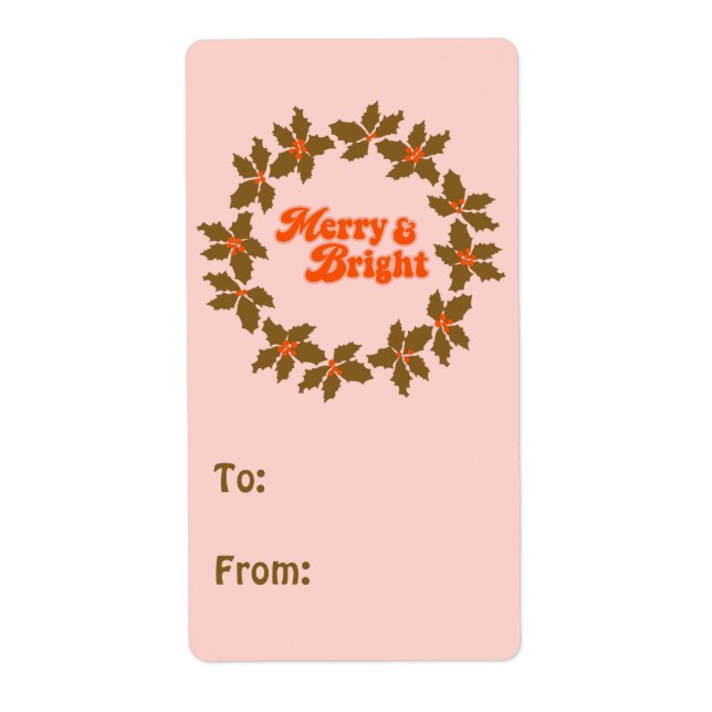 Etiqueta Feliz e Brilho Retroativo do Groovy (Frente)