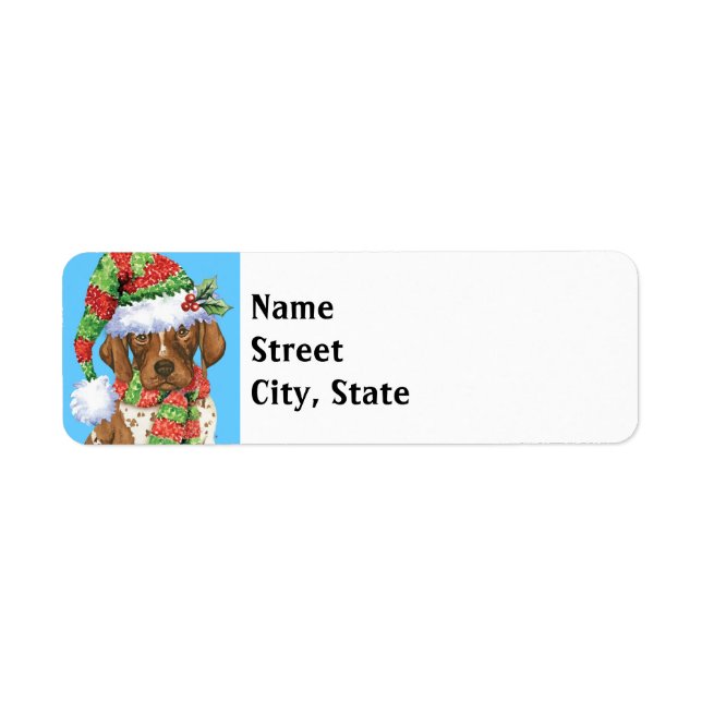 Etiqueta Feliz Howlidays SPG (Frente)