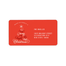 Feliz Jolly E Pequena Árvore De Natal Brilhante