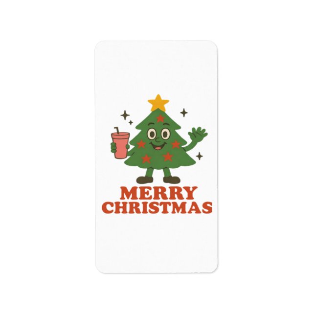 Etiqueta Feliz Natal (Frente)