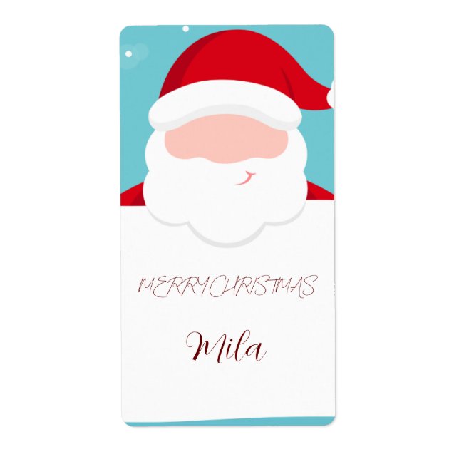 Etiqueta Feliz Natal (Frente)