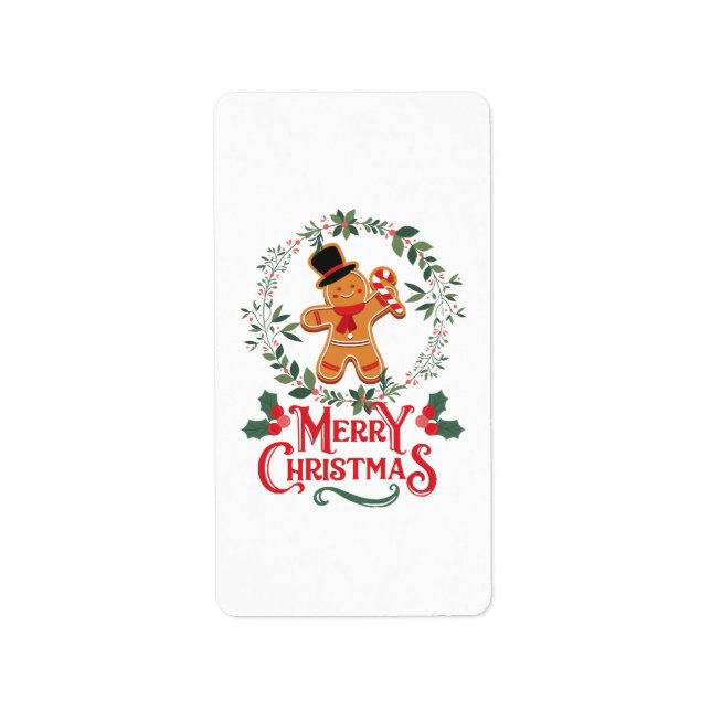 Etiqueta Feliz Natal (Frente)