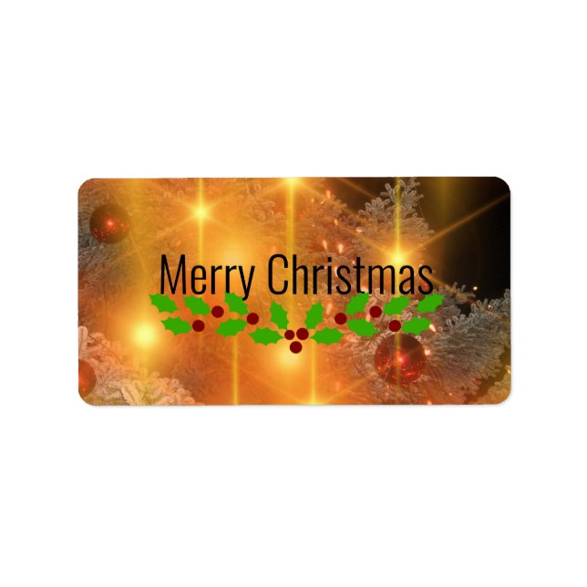 Etiqueta Feliz Natal! (Frente)