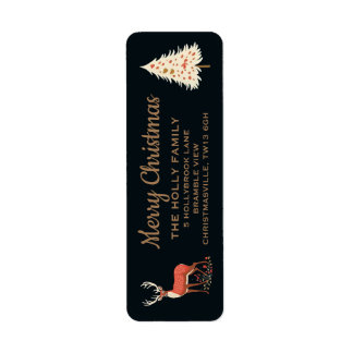 Etiqueta Feliz Natal | Feriado Florestal Encantado