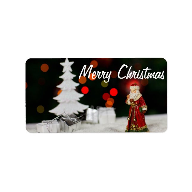 Etiqueta Feriado de Natal (Frente)