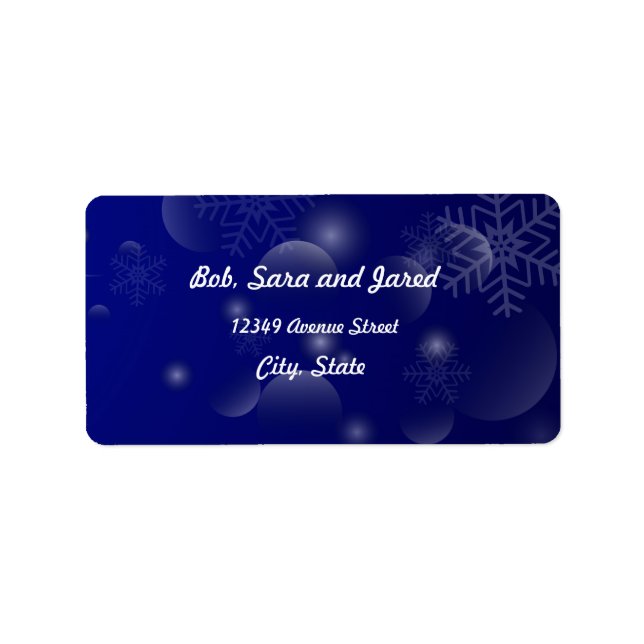 Etiqueta Feriado de Natal na mesa (Frente)