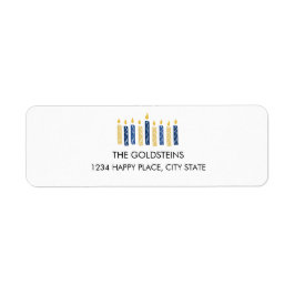 Etiqueta Feriados de Hanukkah Candles