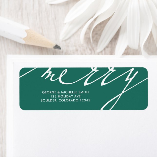 Etiqueta Férias de Natal Muito Feliz (Insitu)