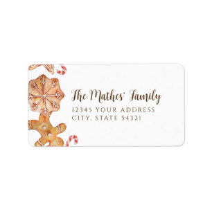 Etiqueta Festa de Feriado do Cookie Exchange