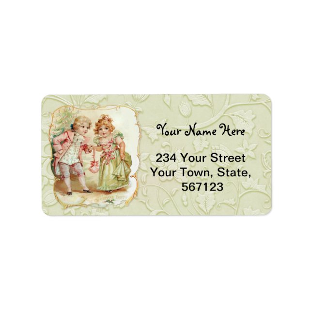 Etiqueta Festa de Natal - Francis Brundage (Frente)