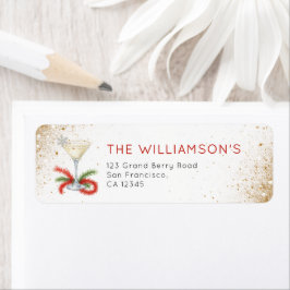 Etiqueta Festa de Natal Tinsel e Tinis