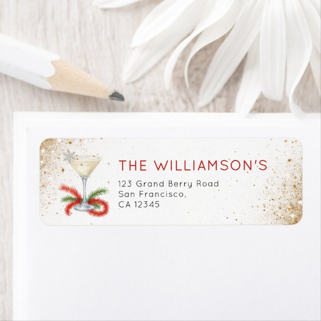 Etiqueta Festa de Natal Tinsel e Tinis (Insitu)