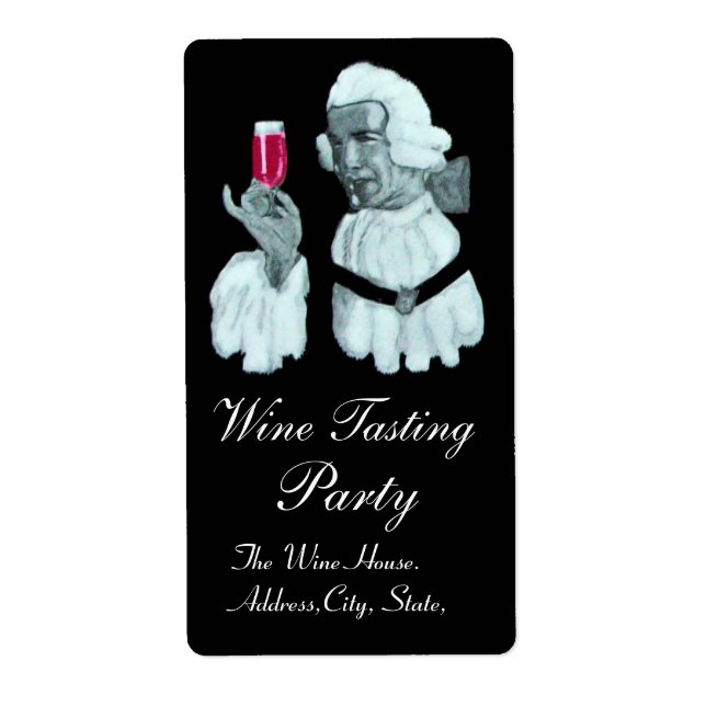 ETIQUETA FESTA DE PROVANDO DE VINHO SOMMELIER (Frente)