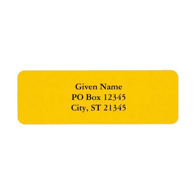 Etiqueta FFCC00 Ouro (Frente)