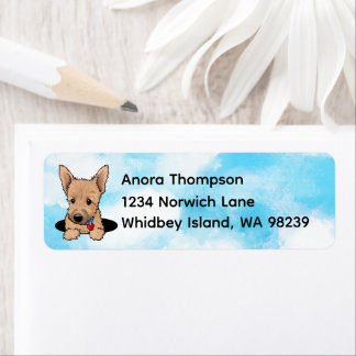 Etiqueta Filhote de Norwich terrier