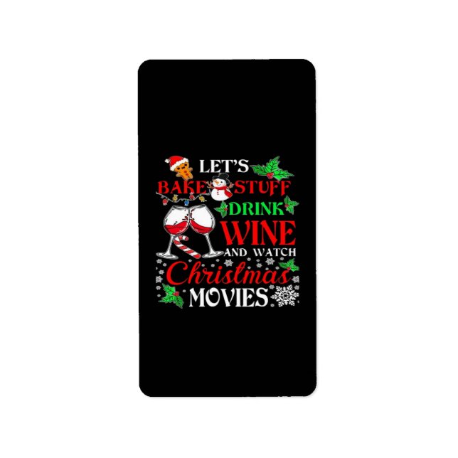 Etiqueta Filme de Natal (Frente)