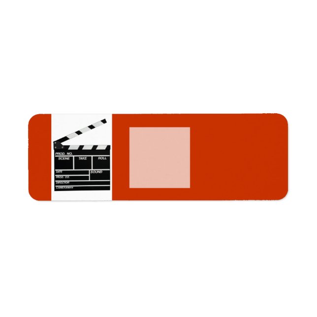 Etiqueta Filme fotografado (Frente)